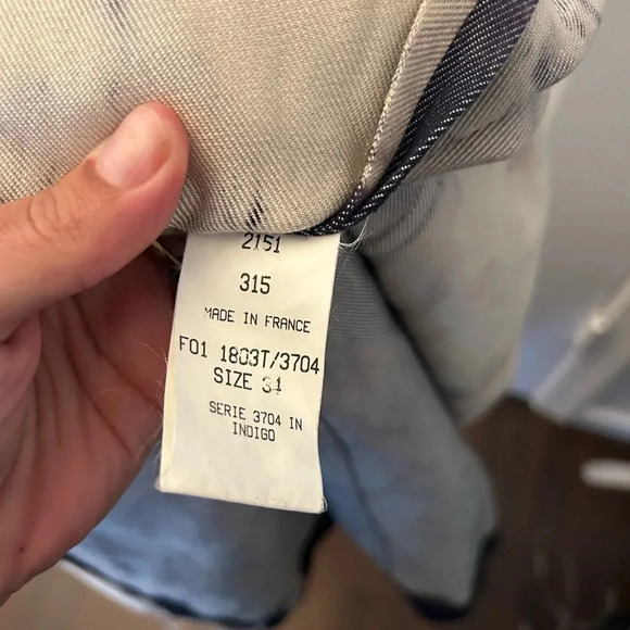 ! CELINE TIE DYE DENIM SHIRT midi DRESS - Picture 6 of 6